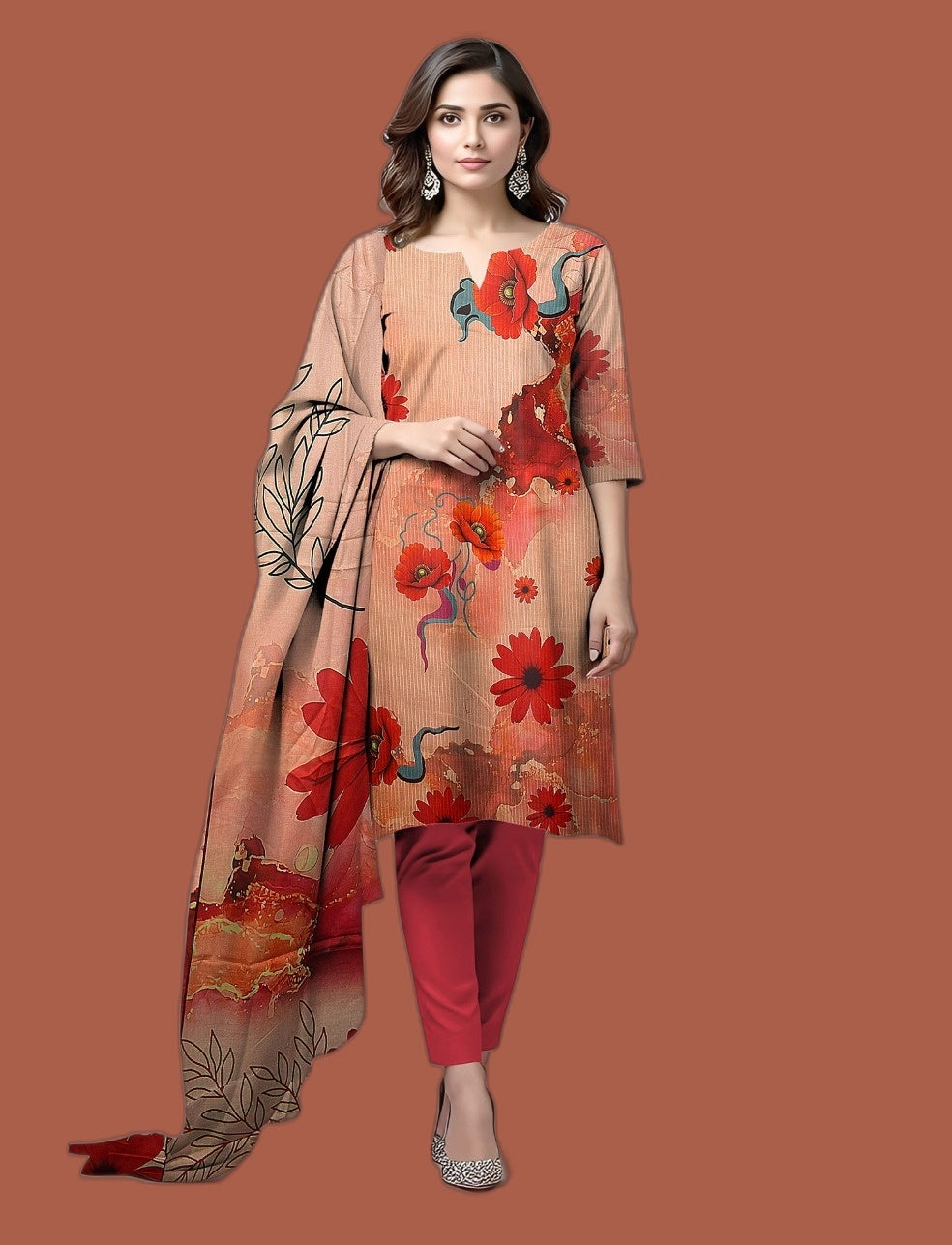 Bareeze Premium Tana Dora Lawn Collection Vol. 4050 – Design 01