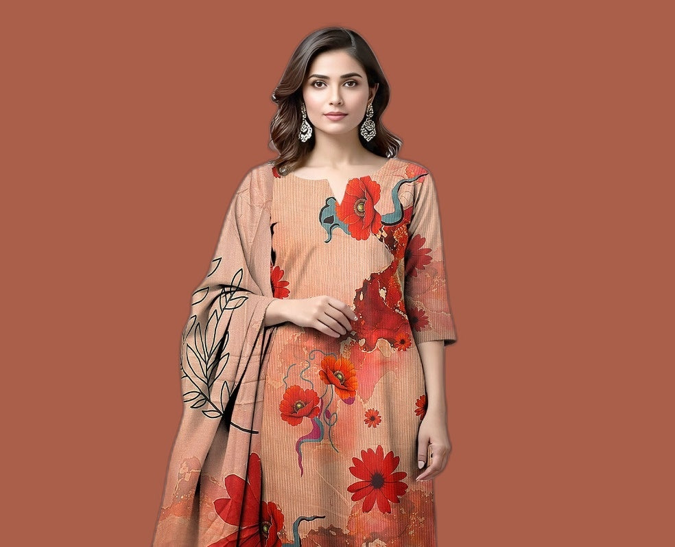 Bareeze Premium Tana Dora Lawn Collection Vol. 4050 – Design 01